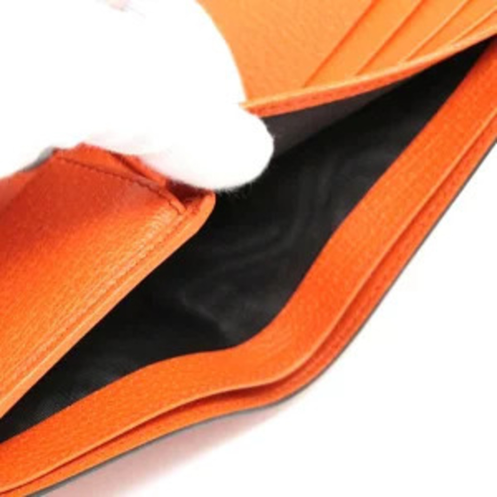 Gucci bi fold wallet Wave leather jacquard orange - Picture 5 of 7